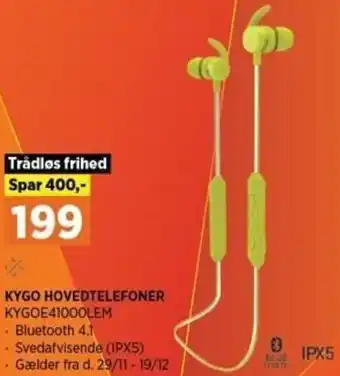 Power Kygo Hovedtelefoner KYGOE41000LEM tilbud