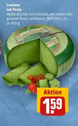 REWE DE LANDANA Mit pesto tilbud