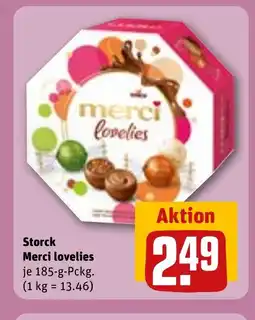REWE DE MERCI Storck lovelies tilbud