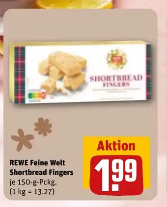 REWE DE Rewe feine welt shortbread fingers tilbud