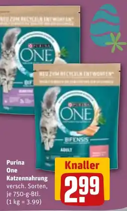 REWE DE PURINA ONE Katzennahrung tilbud