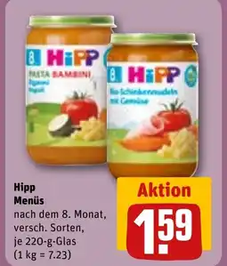 REWE DE HIPP Menüs tilbud