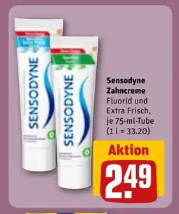 REWE DE SENSODYNE Zahncreme tilbud