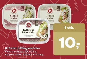 Dagli'Brugsen K-Salat pålægssalater tilbud
