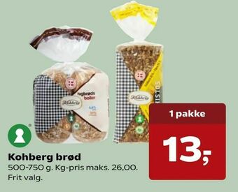 Dagli'Brugsen Kohberg brød tilbud