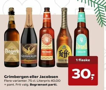 Dagli'Brugsen Grimbergen eller Jacobsen tilbud