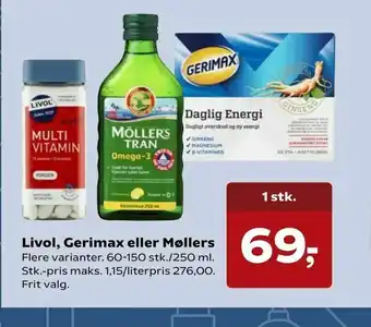 Livol, Gerimax eller Møllers