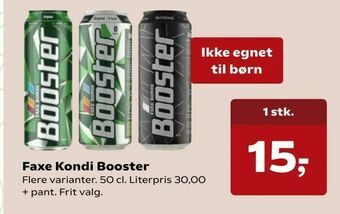 Dagli'Brugsen Faxe Kondi Booster tilbud
