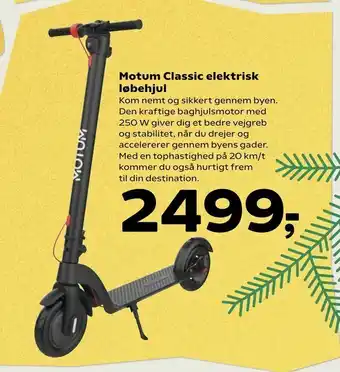 Kvickly Motum Classic elektrisk løbehjul tilbud