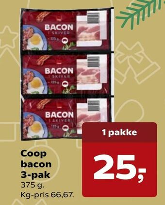 Kvickly Coop bacon tilbud