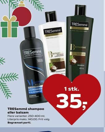 Kvickly TRESemmé shampoo eller balsam tilbud