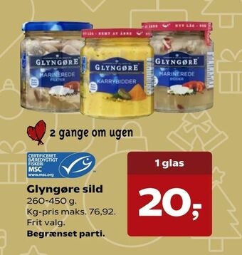 Kvickly Glyngøre sild tilbud