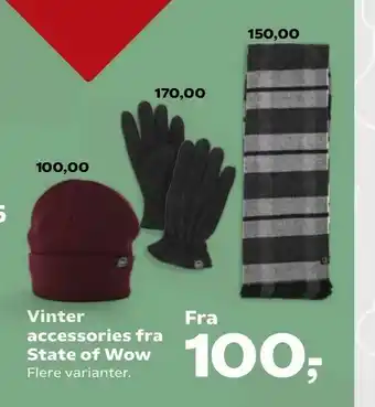 Kvickly Vinter accessories fra State of Wow tilbud