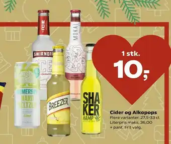 Cider og Alkopops