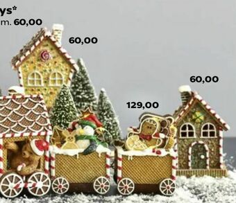 Kvickly Kagefigurer med LED lys tilbud