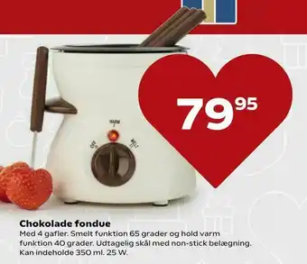 Chokolade fondue