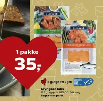 Kvickly Glyngøre laks tilbud