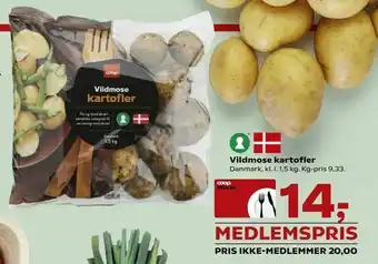 Kvickly Vildmose kartofler tilbud
