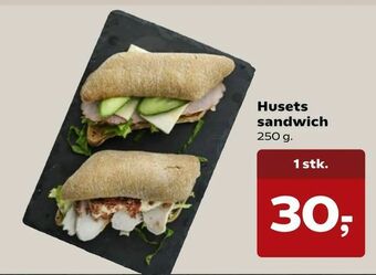 Kvickly Husets sandwich tilbud