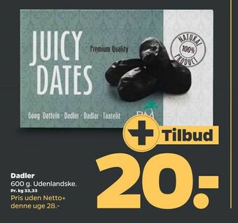 Netto Dadler tilbud