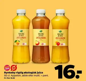 Netto Rynkeby rigtig økologisk juice tilbud