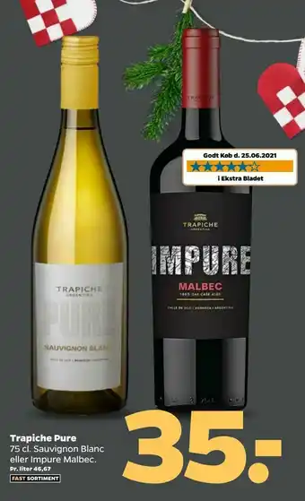 Netto Trapiche Pure tilbud