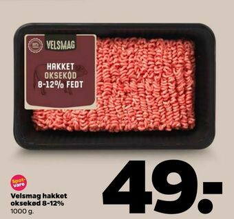 Netto Velsmag hakket oksekød 8-12% tilbud