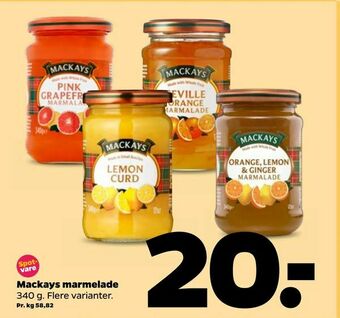 Netto Mackays marmelade tilbud