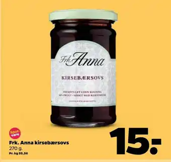 Netto Frk. Anna kirsebærsovs tilbud