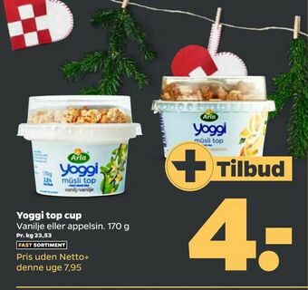 Netto Yoggi top cup tilbud