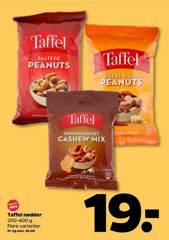 Netto Taffel nødder tilbud
