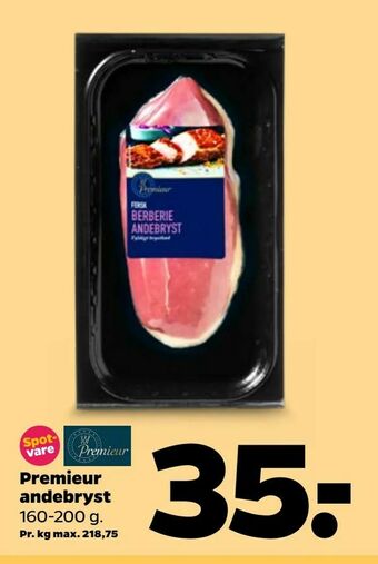 Netto Premieur andebryst tilbud