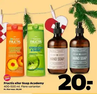 Fructis eller Soap Academy