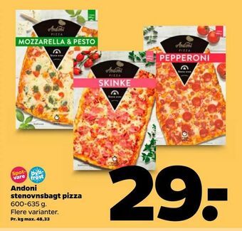 Netto Andoni stenovnsbagt pizza tilbud