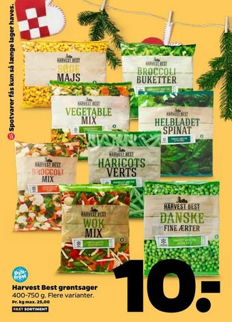 Netto Harvest Best grøntsager tilbud