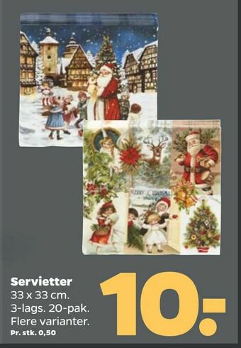 Netto Servietter tilbud