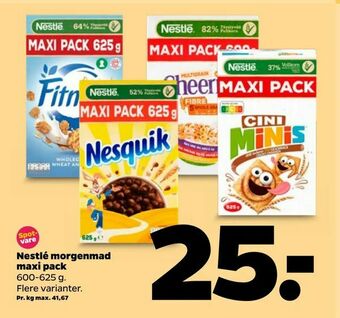 Netto Nestlé morgenmad maxi pack tilbud