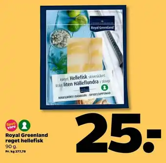 Netto Royal Greenland røget hellefisk tilbud