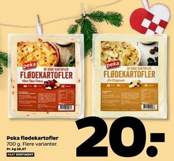 Peka flødekartofler