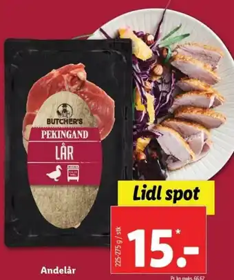 Lidl Andelår 225-275g tilbud