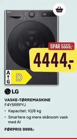 Skousen LG VASKE-TØRREMASKINE tilbud