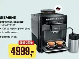 Skousen SIEMENS ESPRESSOMASKINE tilbud