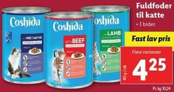 Lidl Fuldfoder Til Katte tilbud
