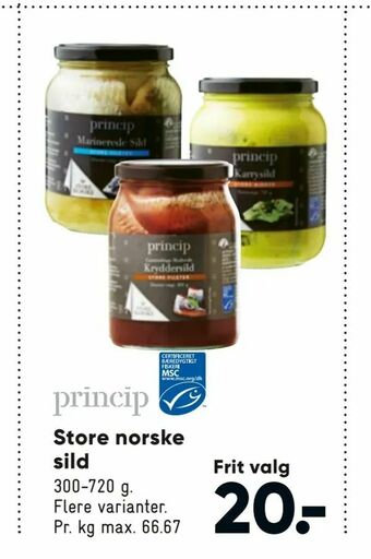 Bilka Store norske sild tilbud