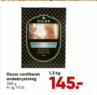 Bilka Oscar confiteret andebryststeg tilbud
