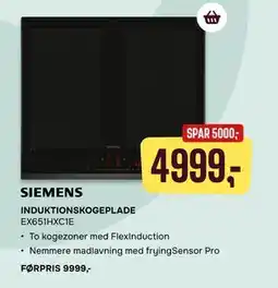 Skousen INDUKTIONSKOGEPLADE EX651HXC1E tilbud