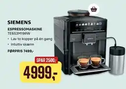 Skousen ESPRESSOMASKINE tilbud
