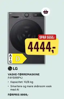 Skousen VASKE-TØRREMASKINE tilbud