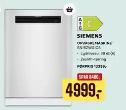 Skousen OPVASKEMASKINE SN15ZW01CS tilbud