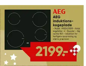 Bilka AEG induktionskogeplade tilbud